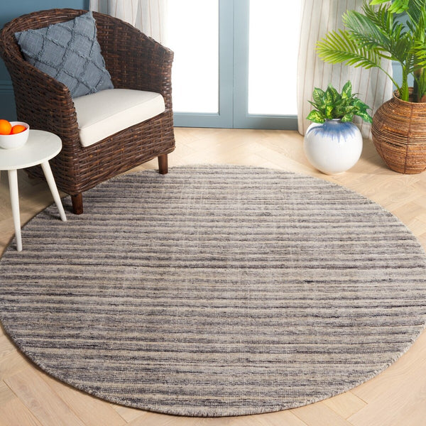 Safavieh Mirage 462 Hand Loomed Contemporary Rug Ivory / Dark Grey 4' x 6'