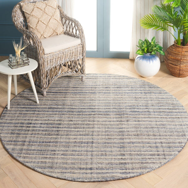 Safavieh Mirage 462 Hand Loomed Contemporary Rug Ivory / Blue 4' x 6'