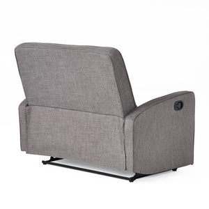 English Elm Christopher Knight Home® - 47" Wide Manual Standard Recliner with Plush Fabric Upholstery, Spacious 47" Seat, Durable Frame, Comfort Gray 61259.00GRY