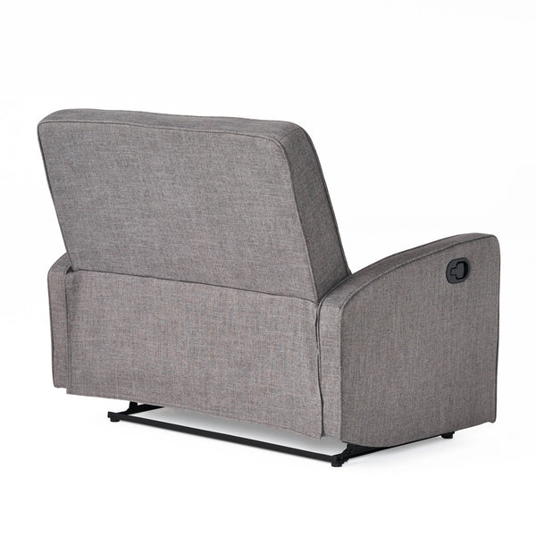 English Elm Christopher Knight Home® - 47" Wide Manual Standard Recliner with Plush Fabric Upholstery, Spacious 47" Seat, Durable Frame, Comfort Gray 61259.00GRY
