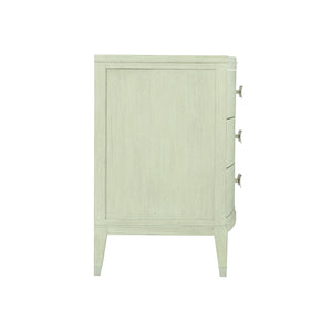 Bernhardt Bernhardt Cerused Linen East Hampton Nightstand — 3-Drawer Neo-Traditional Bedside Storage, 36.25"W 395226