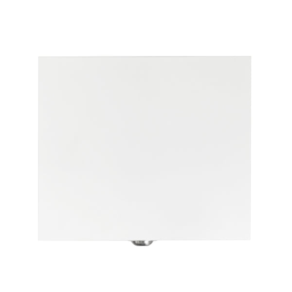 English Elm Christopher Knight Home® - Modern Nightstand with Drawer and Open Cubby, Faux Wood Mid Century Bedside Table, 2-Tier Storage Nightstand for Bedrooms, 21"W x 24.4"H White 70949.00WHI