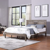 Christopher Knight Home® - Noble House - Norland Modern Farmhouse Acacia Wood Queen Bed Platform