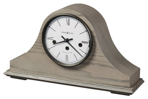 Hekman Furniture 630278 Lakeside Ii Key-wound Mantel Clock With Elegant Chimes & Seaside Gray Finish For Home Decor Seaside Grey Lakeside Ii Mantel Clock 630278