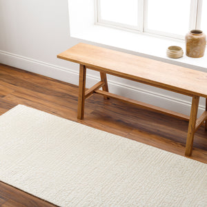 Majorca MJC-2300 2'6" x 8' Runner Handmade Rug MJC2300-268  Light Gray, Cream Surya