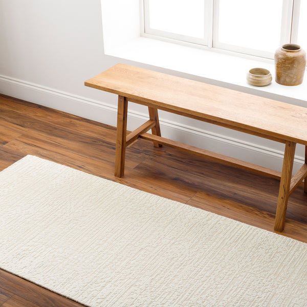 Majorca MJC-2300 2'6" x 8' Runner Handmade Rug MJC2300-268  Light Gray, Cream Surya