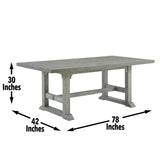 Steve Silver Whitford Dining Table WH500T