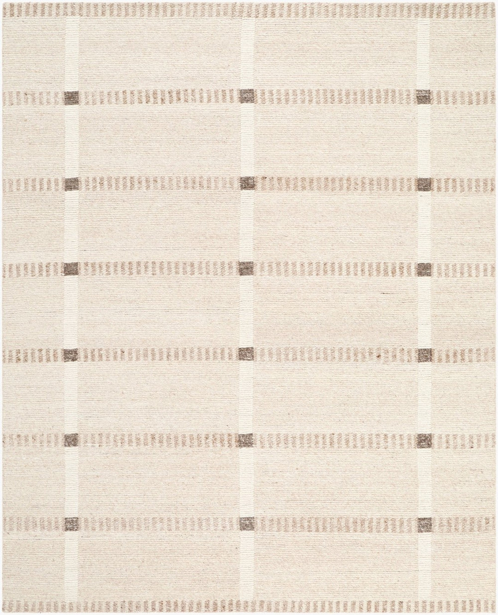 Surya Maine Hand-knotted Wool Area Rug Mid-century Modern Flatweave for Living or Dining Room 6' x 9' Rectangle MJM2300-69