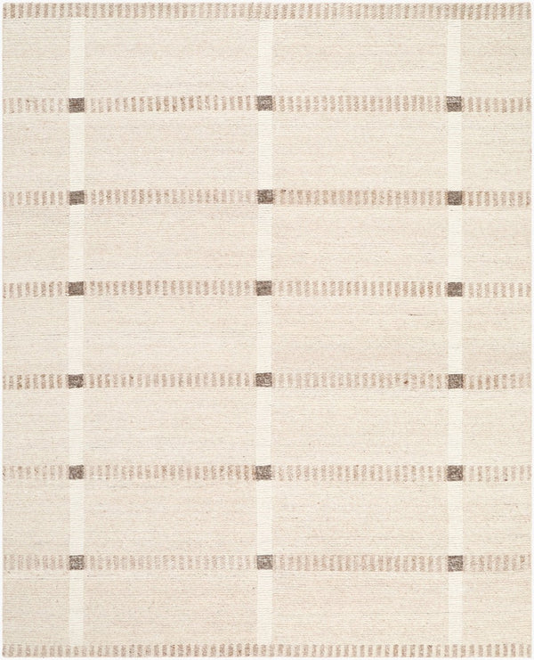 Surya Maine Hand-knotted Wool Area Rug Mid-century Modern Flatweave for Living or Dining Room 6' x 9' Rectangle MJM2300-69