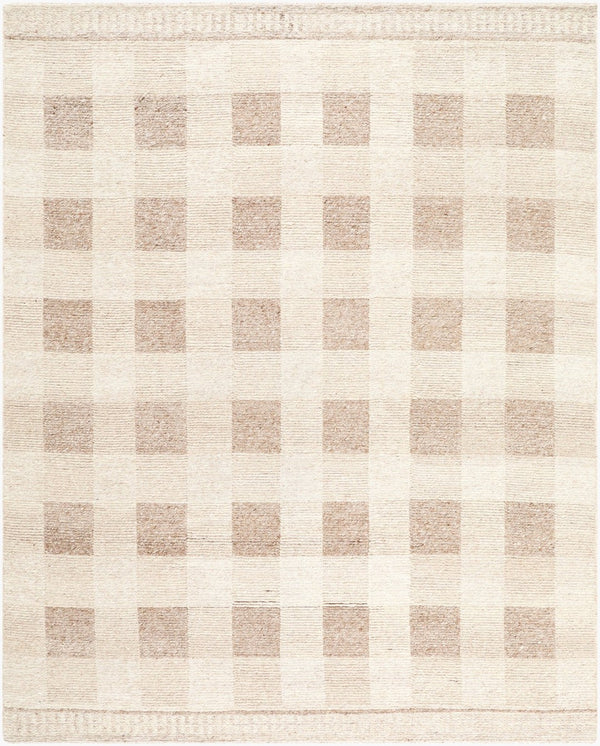 Surya Maine Hand Knotted Wool Flatweave Area Rug Mid Century Geometric Living Room Floor 8' x 10' Rectangle MJM2301-810