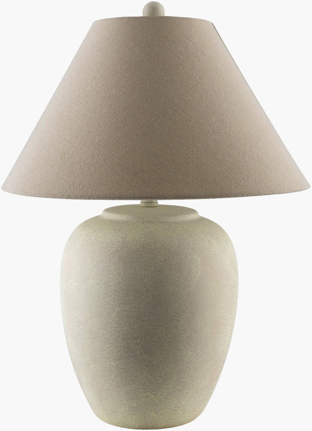 Livabliss Mijas Ceramic Table Lamp with Linen Shade for Bedside or Living Room Decor MJS-001