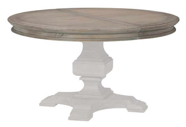 Hekman Furniture 25221t Elegant Round Dining Table Top Assembly In Wood - , Perfect For Dining Rooms Wellington Driftwood Wellington Estates Rd Dng Tble Top Assm 25221t
