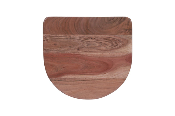 Porter Designs Clement Solid Acacia Wood Bar Stool With Sleek Design And Comfortable Scooped Seat Gray Wood 07-196-11-2098