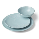 Lenox Oneida Roseto 12-Piece Dinnerware Set , French Blue Blue, BLUE STONEWARE 897393