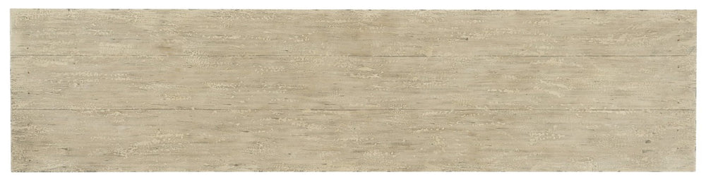 Hooker Furniture Ciao Bella Entertainment Console With Shabby Chic Distressed White Finish, Ventilated Media Storage (80") 5805-55483-80