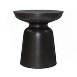 Solsticea Metal Accent Table with Round Top Design