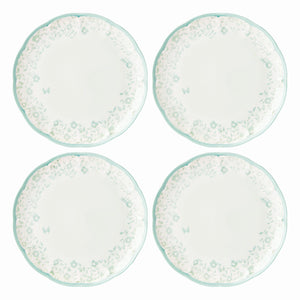 Lenox Butterfly Meadow Cottage Dinner Plates, Set of 4 Multi, WHITE PORCELAIN 894088