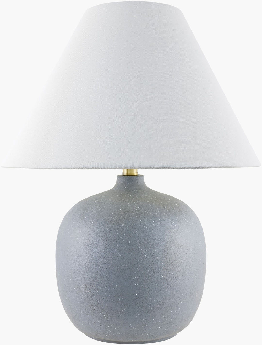 Livabliss Makurdi Hand-painted Resin Table Lamp with Linen Shade for Traditional Living Rooms MKD-001