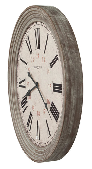 Hekman Furniture 625626 Oversized Nesto Wall Clock In Reclaimed Wood Style - Aged Roman Numerals & Quartz Movement  Nesto Wall Clock 625626
