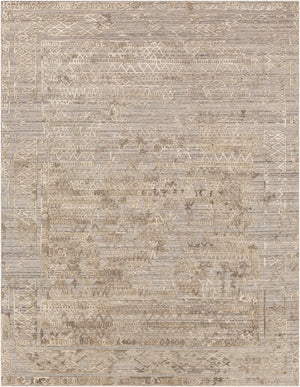 Surya Makalu Mkl-2300 2' X 3' Hand Loomed Rug - Elegant Global Design With Low Pile For Chic Home Décor Medium Gray Viscose,Wool Mkl2300-69