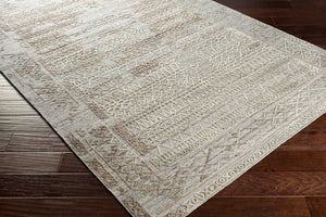 Surya Makalu Mkl-2300 2' X 3' Hand Loomed Rug - Elegant Global Design With Low Pile For Chic Home Décor Medium Gray Viscose,Wool Mkl2300-69