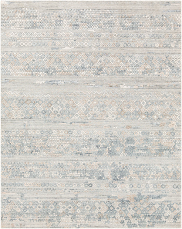Makalu MKL-2303 6' x 9' Handmade Rug MKL2303-69  Pale Blue, Medium Gray, Dusty Sage, Light Gray, Tan Surya