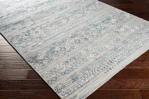 Makalu MKL-2303 8' x 10' Handmade Rug MKL2303-810  Pale Blue, Medium Gray, Dusty Sage, Light Gray, Tan Surya