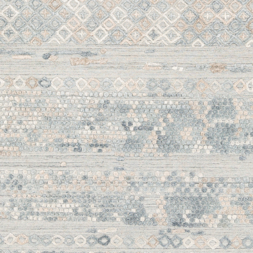 Makalu MKL-2303 6' x 9' Handmade Rug MKL2303-69  Pale Blue, Medium Gray, Dusty Sage, Light Gray, Tan Surya