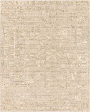 Surya Makalu Mkl-2300 2' X 3' Hand Loomed Rug - Elegant Global Design With Low Pile For Chic Home Décor Taupe Viscose,Wool Mkl2304-810