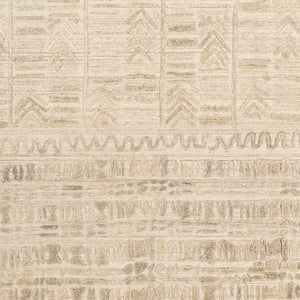 Surya Makalu Mkl-2300 2' X 3' Hand Loomed Rug - Elegant Global Design With Low Pile For Chic Home Décor Taupe Viscose,Wool Mkl2304-69