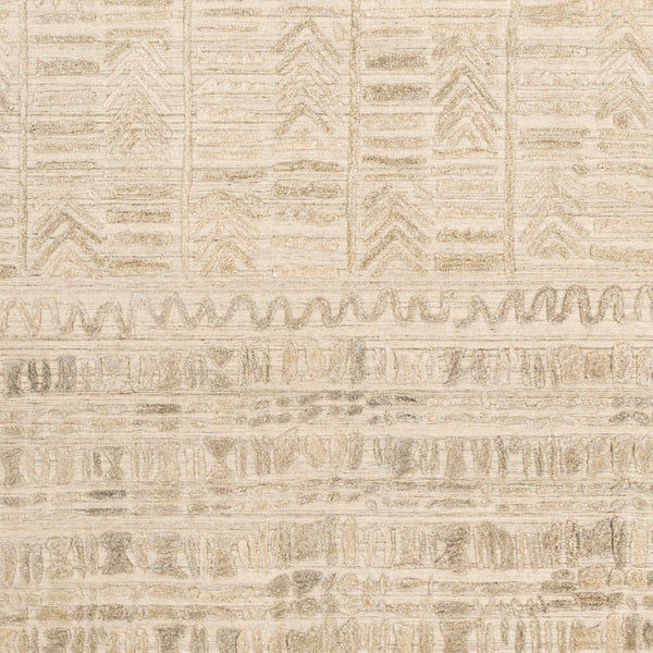 Surya Makalu Mkl-2300 2' X 3' Hand Loomed Rug - Elegant Global Design With Low Pile For Chic Home Décor Taupe Viscose,Wool Mkl2304-69