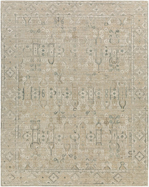 Surya Makalu Mkl-2300 2' X 3' Hand Loomed Rug - Elegant Global Design With Low Pile For Chic Home Décor Light Gray Viscose,Wool Mkl2306-23