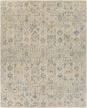Surya Makalu Mkl-2300 2' X 3' Hand Loomed Rug - Elegant Global Design With Low Pile For Chic Home Décor Beige Viscose,Wool Mkl2307-46