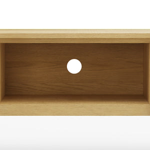 English Elm Lowry 72" Oak Tv Media Stand - Mid-Century Modern Design With Clever Storage & Cable Management B136P158888