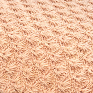 Surya Makrome Accent Pillow - 18"L X 18"W Cotton-wool Blend For Cozy Cottage-style Decor & Easy Care Peach Wool,Cotton Mko008-1818p