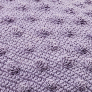 Surya Makrome Accent Pillow - 18"L X 18"W Cotton-wool Blend For Cozy Cottage-style Decor & Easy Care Lavender Wool,Cotton Mko011-2222d