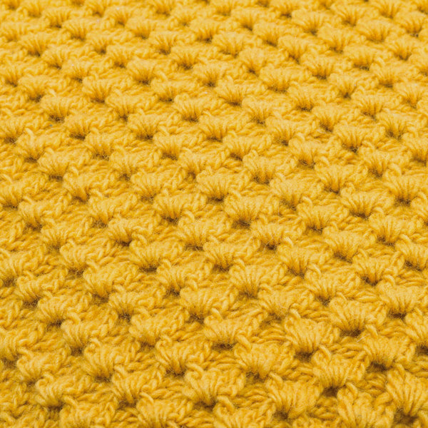 Surya Makrome Accent Pillow - 18"L X 18"W Cotton-wool Blend For Cozy Cottage-style Decor & Easy Care Saffron Wool,Cotton Mko021-1818p