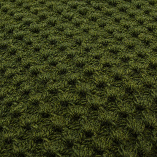 Surya Makrome Accent Pillow - 18"L X 18"W Cotton-wool Blend For Cozy Cottage-style Decor & Easy Care Grass Green Wool,Cotton Mko022-2020d