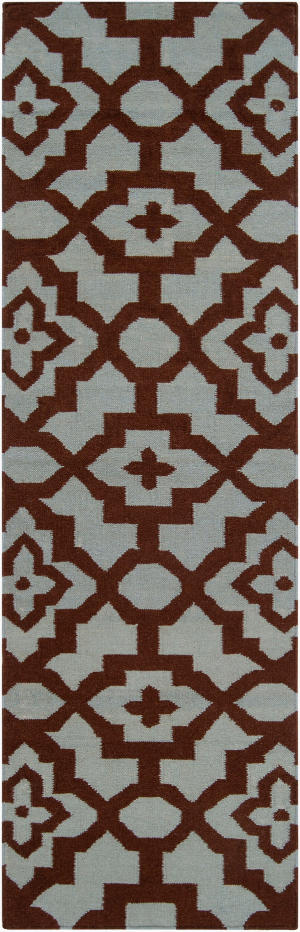 Surya Market Place Mkp-1002 2' X 3' Elegant Handmade Wool Rug With Global Inspired Design, Durable Charm Dark Brown Wool Mkp1002-268