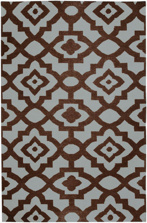 Surya Market Place Mkp-1002 2' X 3' Elegant Handmade Wool Rug With Global Inspired Design, Durable Charm Dark Brown Wool Mkp1002-23