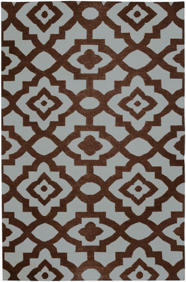 Surya Market Place Mkp-1002 2' X 3' Elegant Handmade Wool Rug With Global Inspired Design, Durable Charm Dark Brown Wool Mkp1002-23
