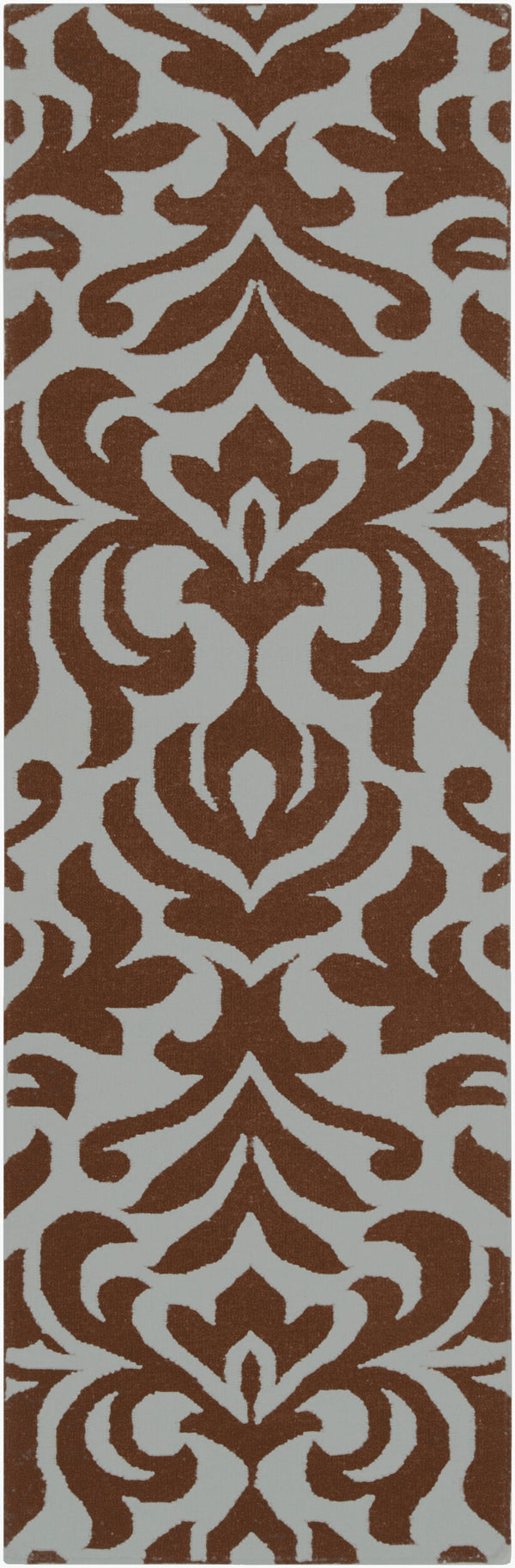 Surya Market Place Mkp-1002 2' X 3' Elegant Handmade Wool Rug With Global Inspired Design, Durable Charm Dark Brown Wool Mkp1003-268