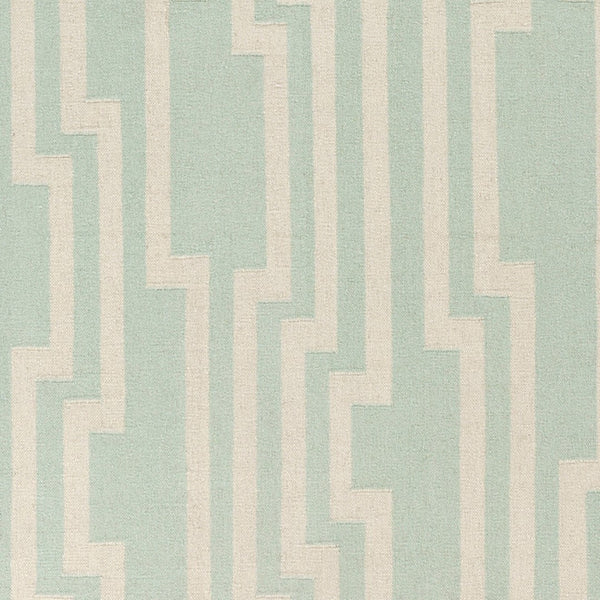 Surya Market Place Mkp-1002 2' X 3' Elegant Handmade Wool Rug With Global Inspired Design, Durable Charm Ice Blue Wool Mkp1010-268