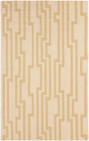 Surya Market Place Mkp-1002 2' X 3' Elegant Handmade Wool Rug With Global Inspired Design, Durable Charm Light Beige Wool Mkp1011-3656