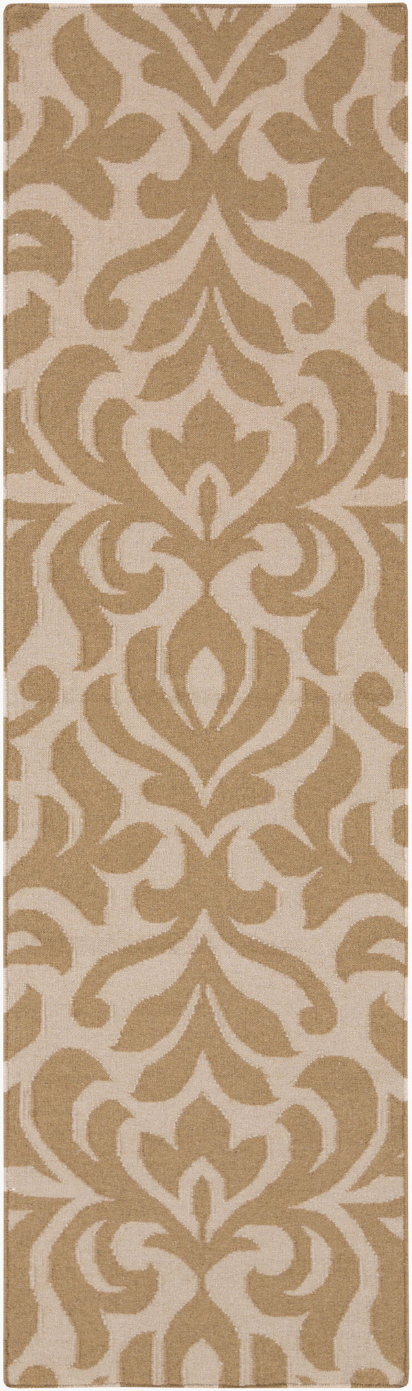Surya Market Place Mkp-1002 2' X 3' Elegant Handmade Wool Rug With Global Inspired Design, Durable Charm Ivory Wool Mkp1013-268