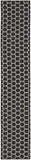 Nourison Reversible Indoor Outdoor RVB01 Machine Made Loom-woven Borderless Design Indoor/Outdoor Modern Outdoor Rug Black, Black 89% Polypropylene,11% Polyester 99446973887