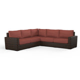 Montecito Sectional in Canvas Henna w/ Self Welt SW2501-SEC-5407 Sunset West