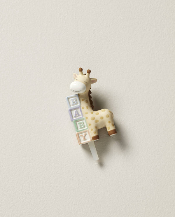 Lenox Profile Popper Baby Giraffe Charm White, WHITE PORCELAIN 894342