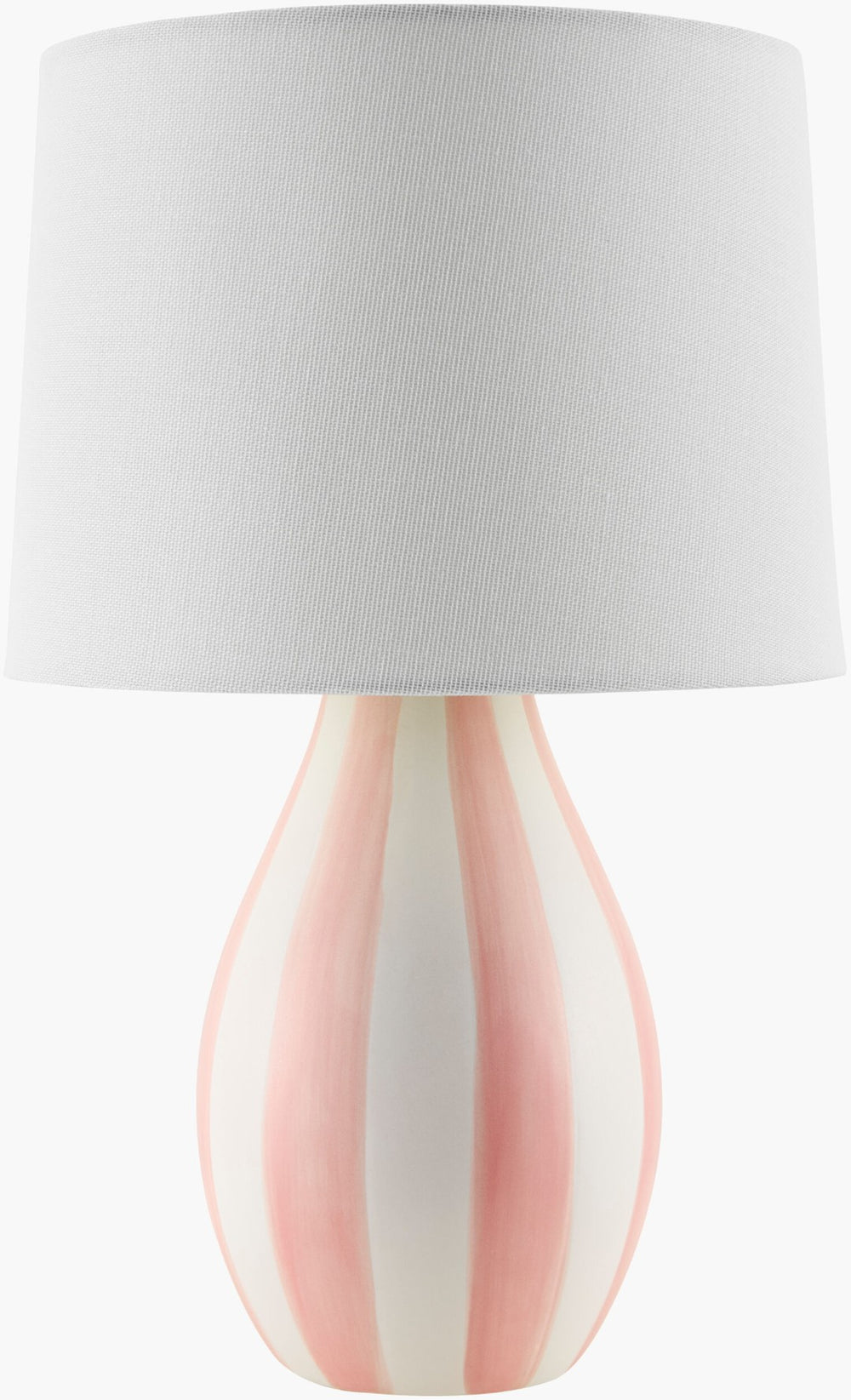 Livabliss Melbu Handcrafted Ceramic Arts and Crafts Table Lamp with Warm Linen Shade MLB-015