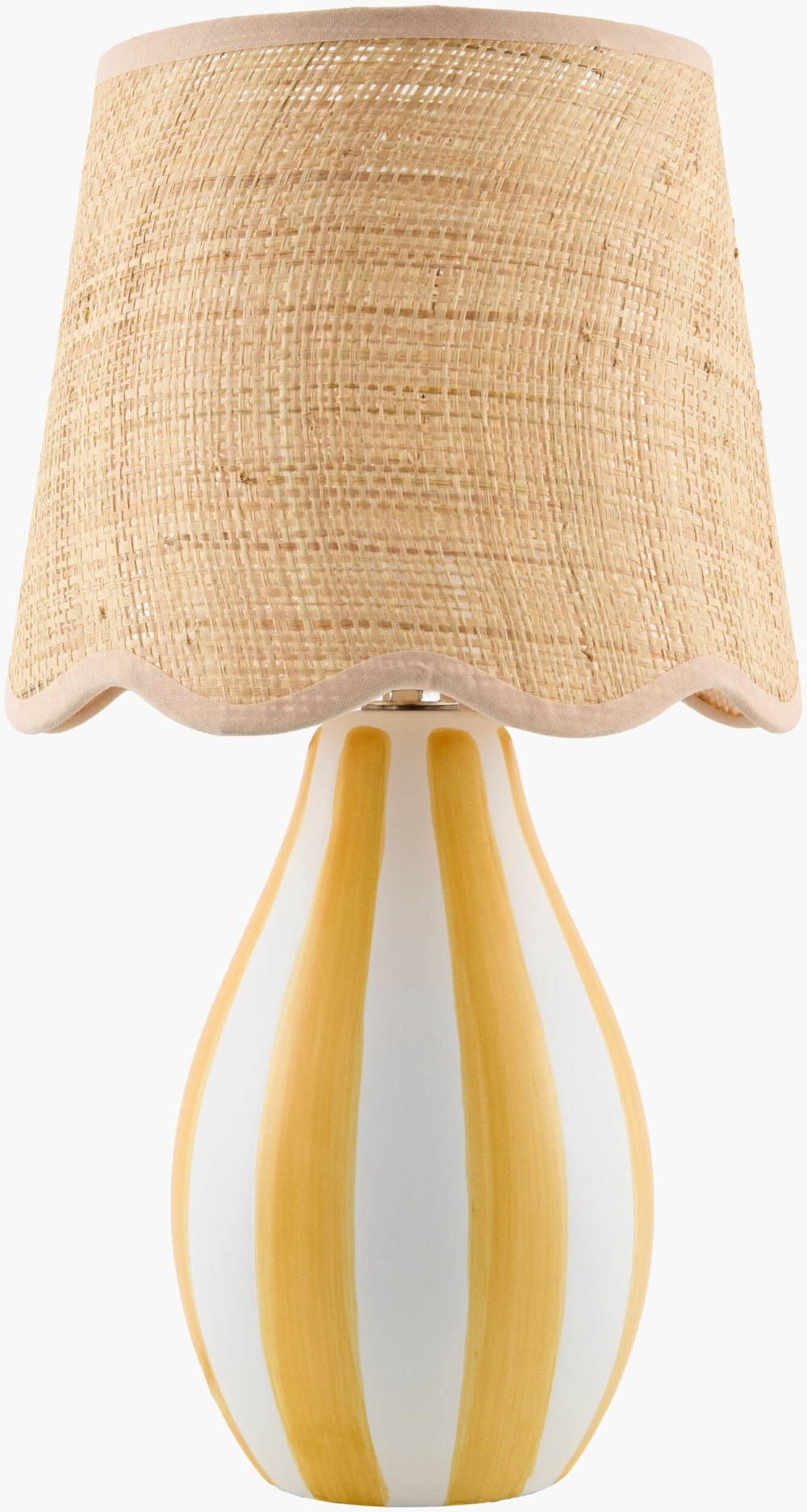 Livabliss Melbu Artisan Accent Table Lamp Hand-painted Seagrass Base Arts and Crafts Style MLB-024